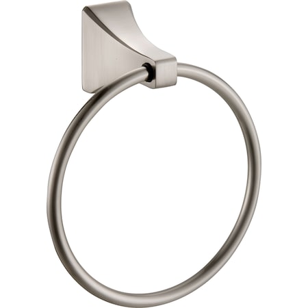 Paradise Bathworks Shangri-La, Towel Ring, Satin Nickel 64028
